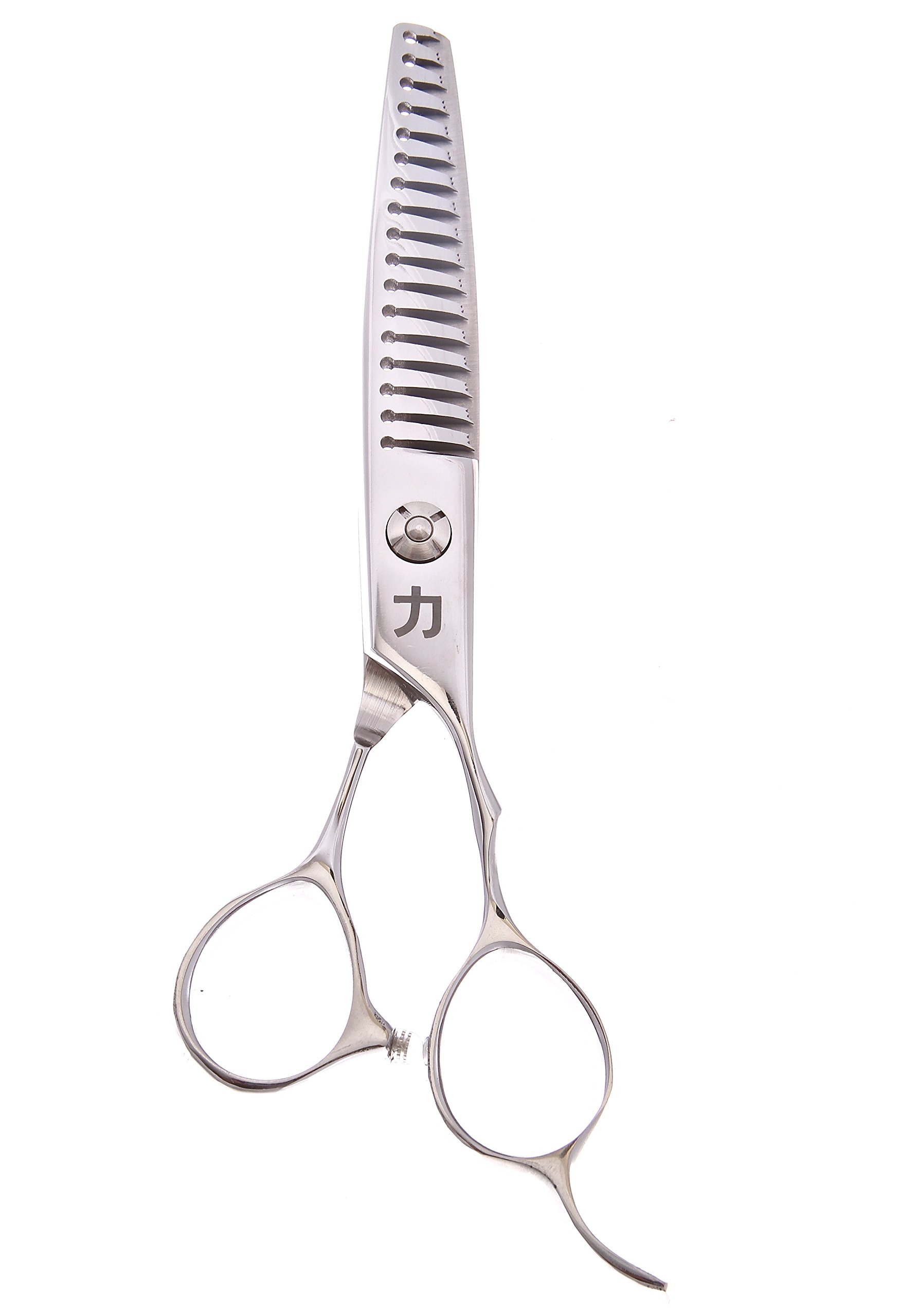 ShearsDirect Japanese 440C Stainless Steel Thinning Shear with 17 Teeth and Tear Drop Handle, 6.0'' by ShearsDirect