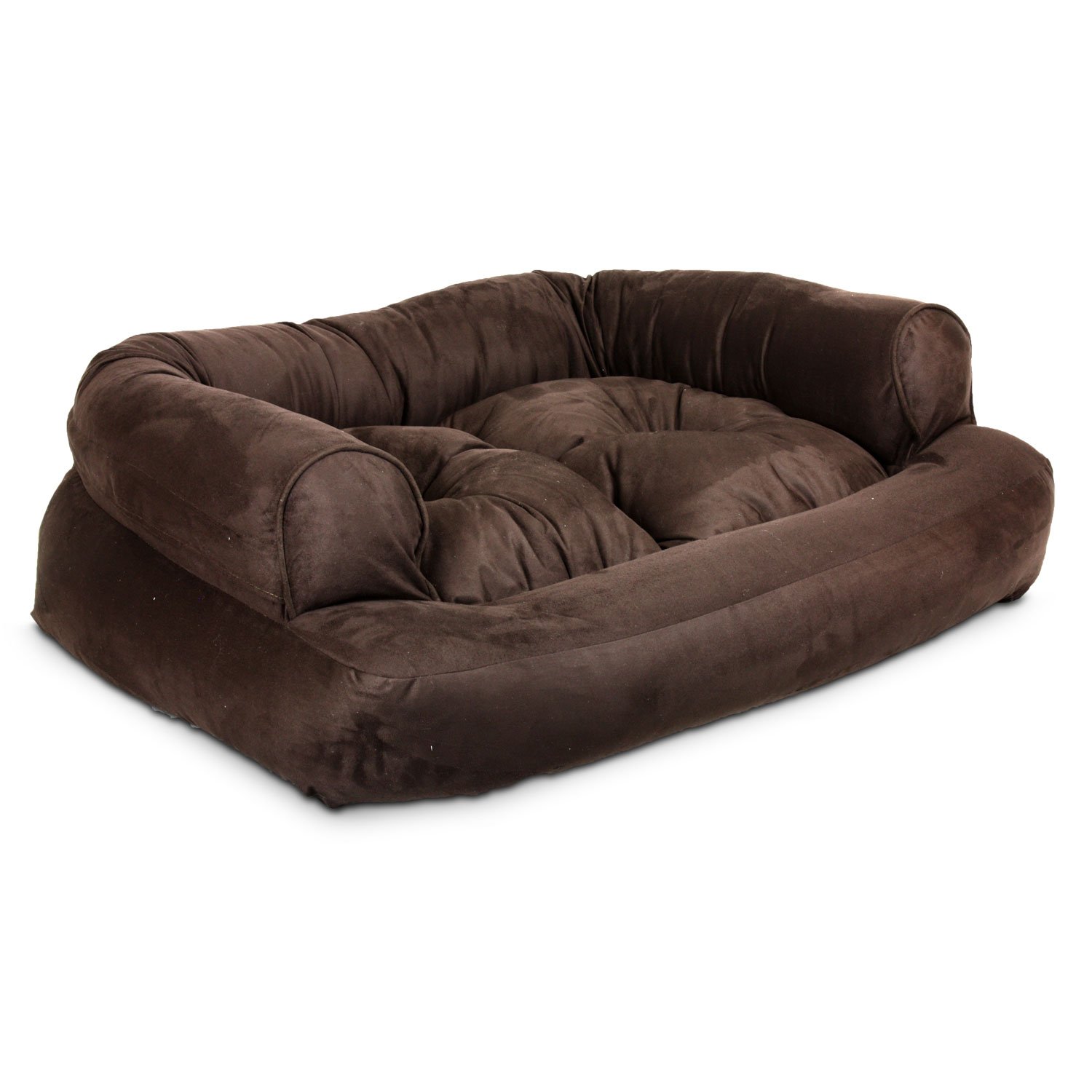 Snoozer Overstuffed Luxury Pet Sofa, Small, Hot Fudge by Snoozer